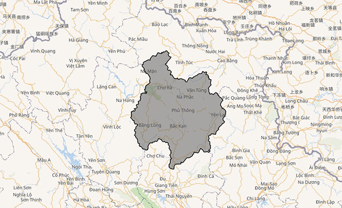 bắc kạn ở miền nào