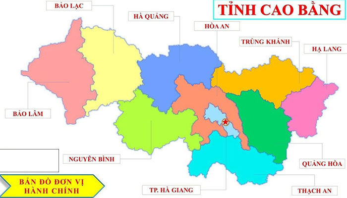 cao bằng có bao nhiêu huyện