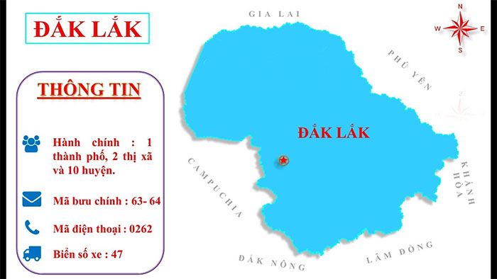 Đắk Lắk giáp tỉnh nào