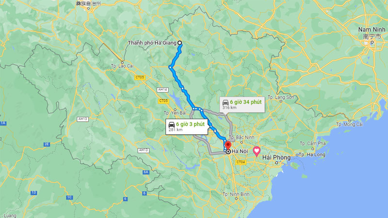 hà giang cách hà nội bao nhiêu km