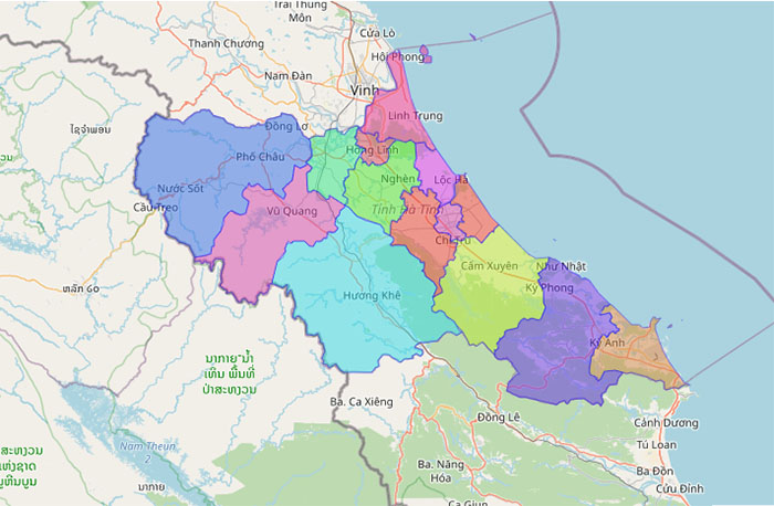 Hà Tĩnh có bao nhiêu quận huyện?