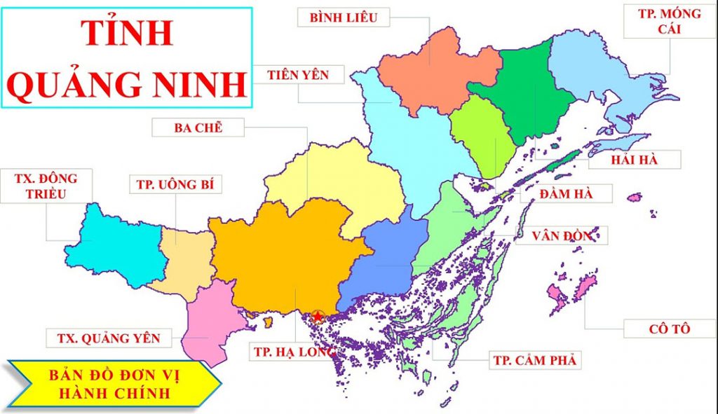 【Quảng Ninh thuộc vùng nào】Có bao nhiêu thành phố, huyện?
